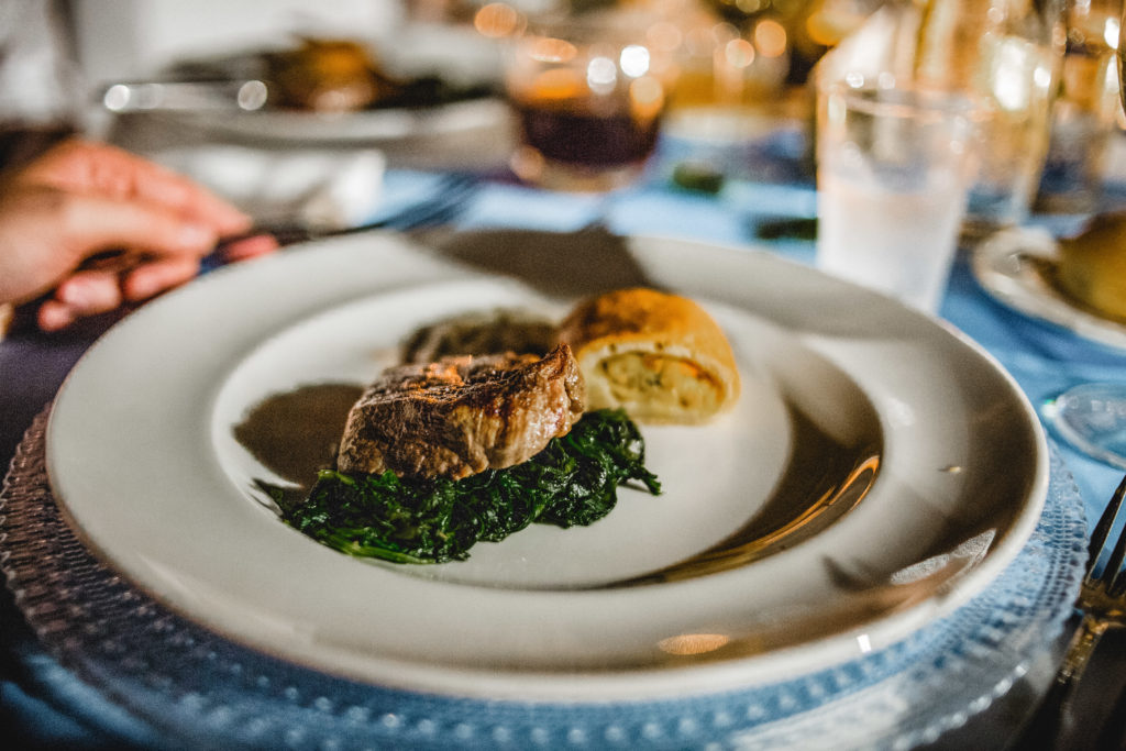 Hochzeitsmenü Abendessen Sizilien